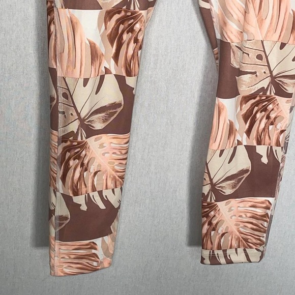 Nike Women's Dri-Fit Crop Leggings Botanical palm print M - Picture 8 of 12